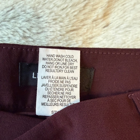 Elegant Wine Women's Wide-Leg Pants - Picture 6 of 11